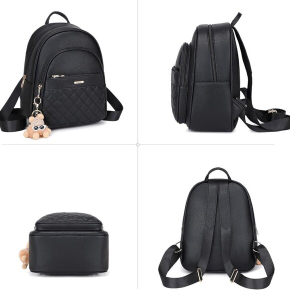 Mini Leather Backpack Purse for Women Small Casual Cute Fashion Bag for Girls main image 7